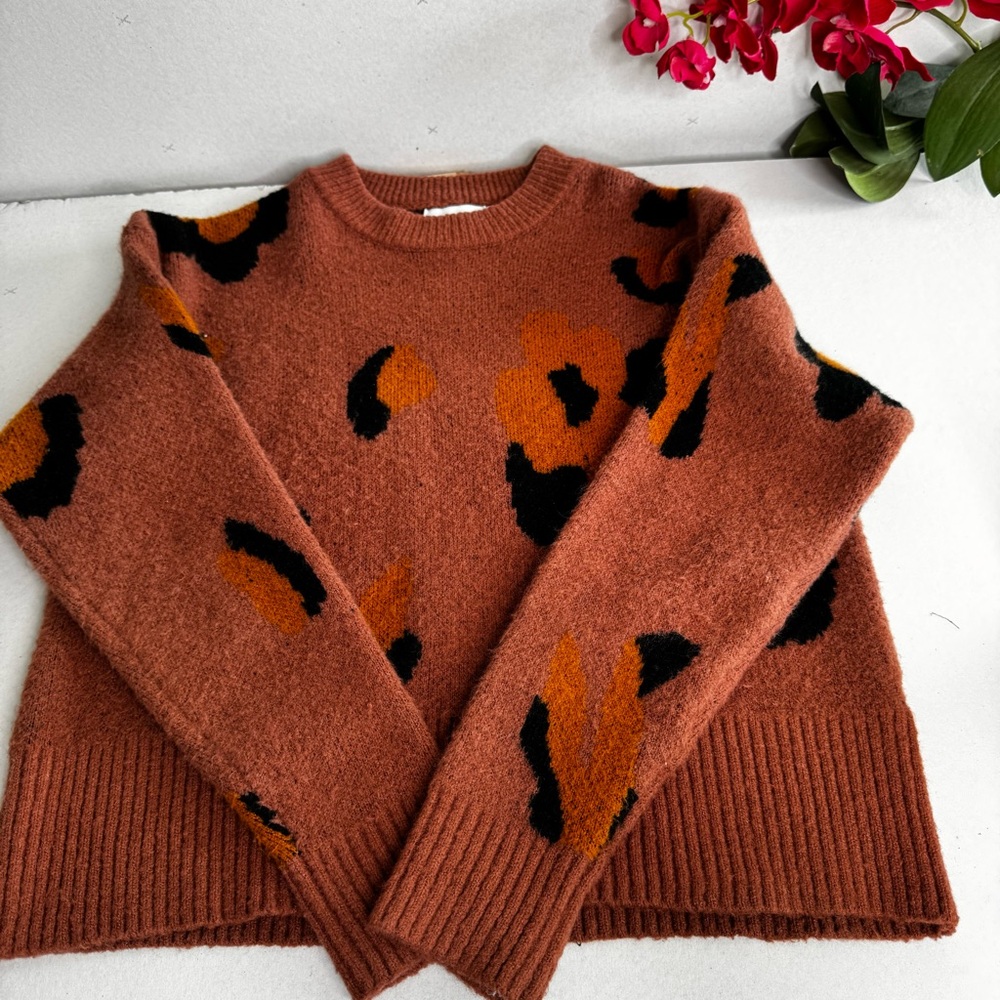 🐆 Lush Leopard XS Sweater 🐆